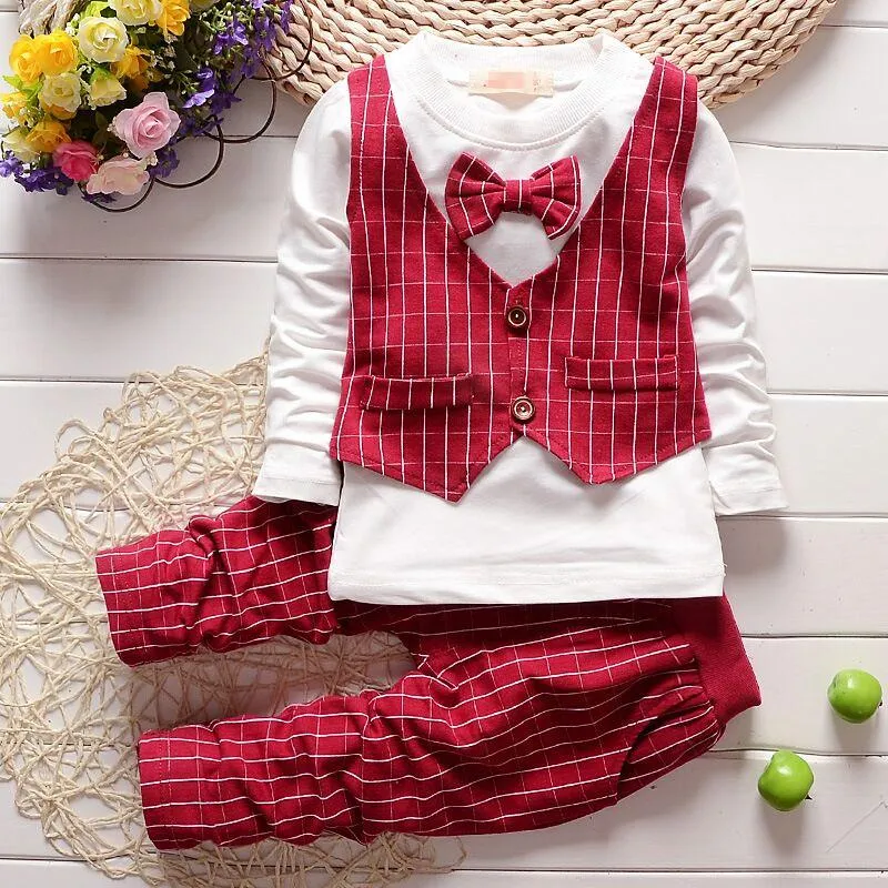 3Pcs Baby Unisex Cartoon Image Design Jacket   Pants Outfits Clothing Sets