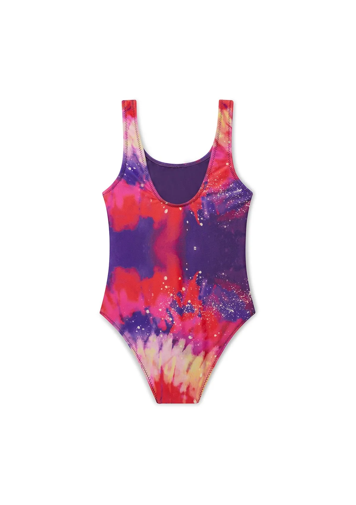 Boardies Girls Bright Tie Dye Classic Swimsuit