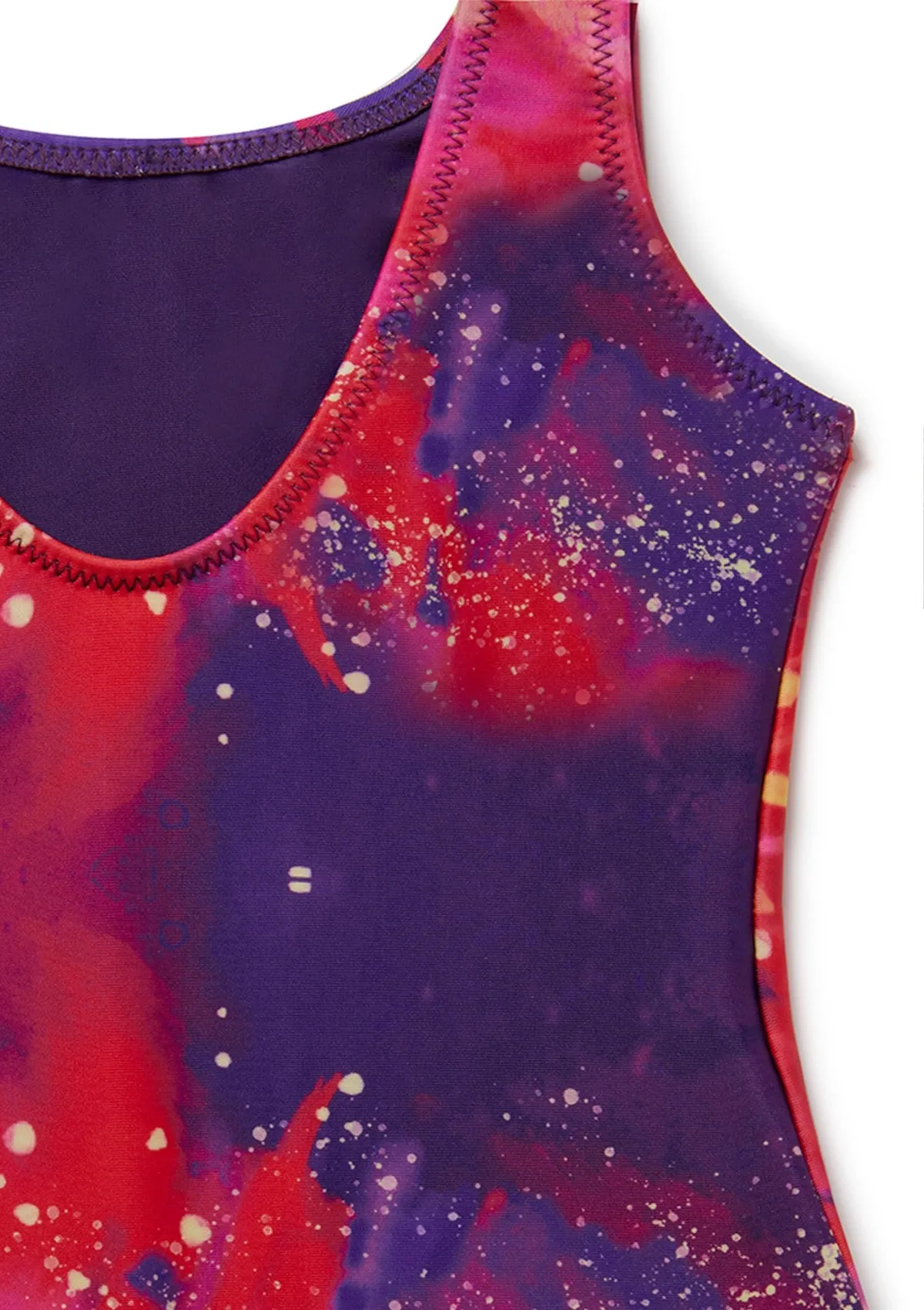 Boardies Girls Bright Tie Dye Classic Swimsuit