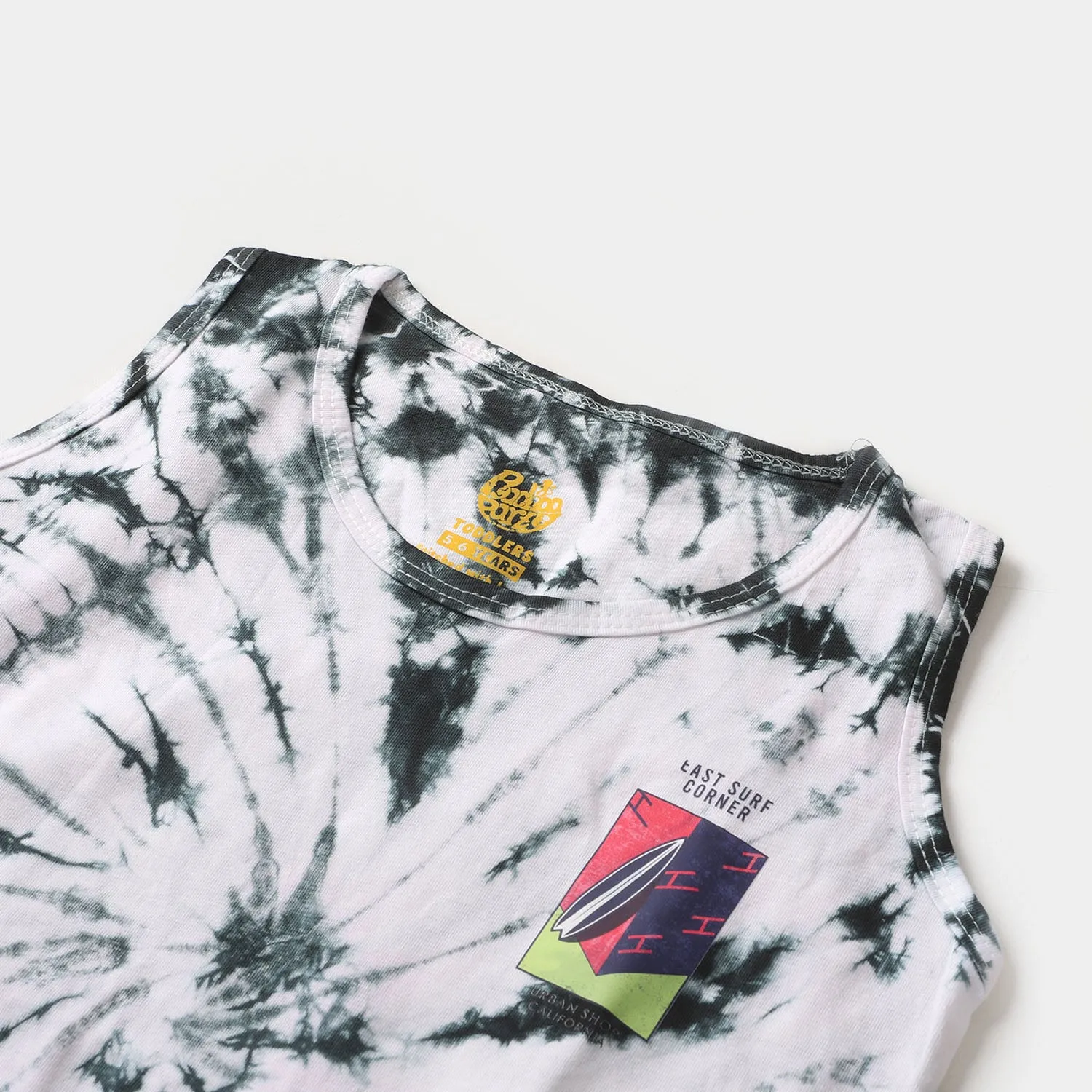 Boys Cotton Sando East Surfing - Tie and Dye