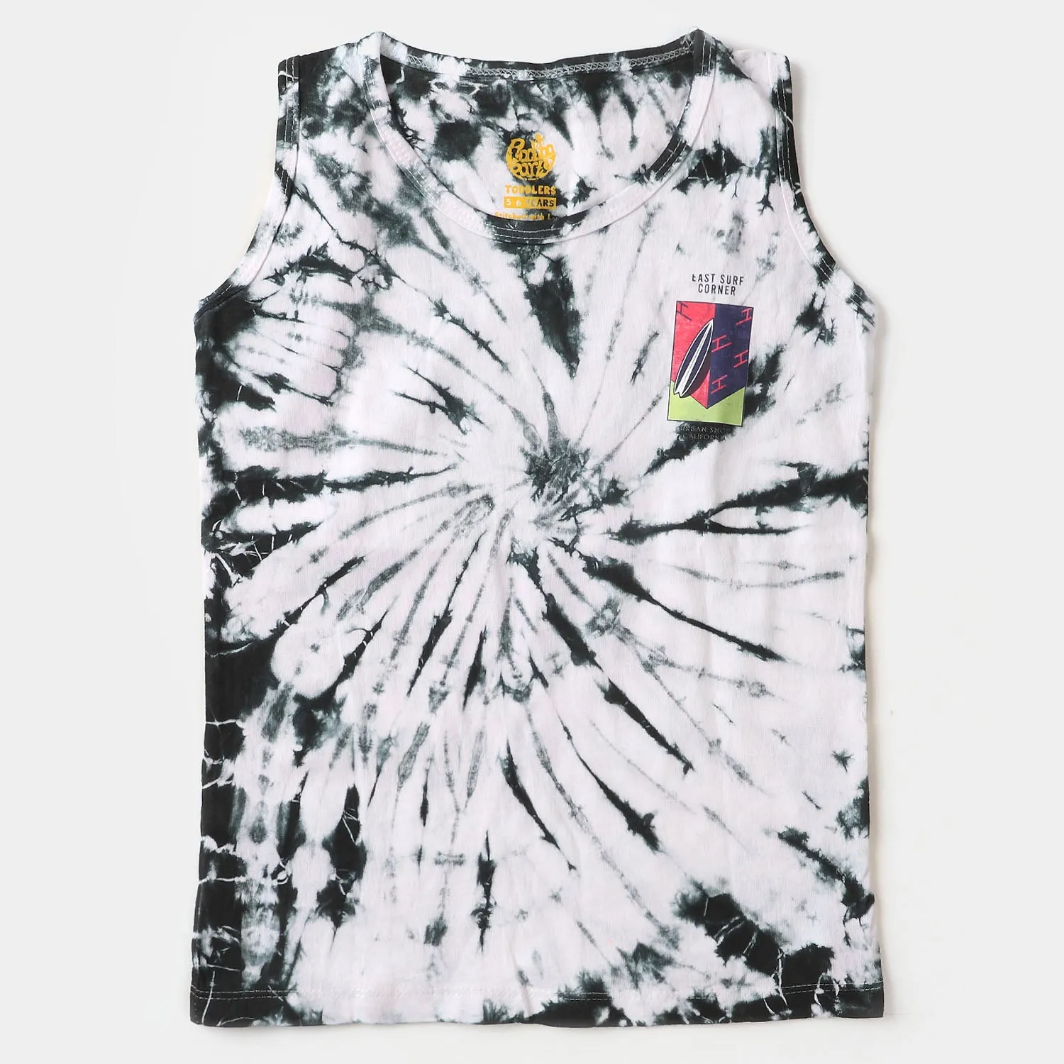 Boys Cotton Sando East Surfing - Tie and Dye