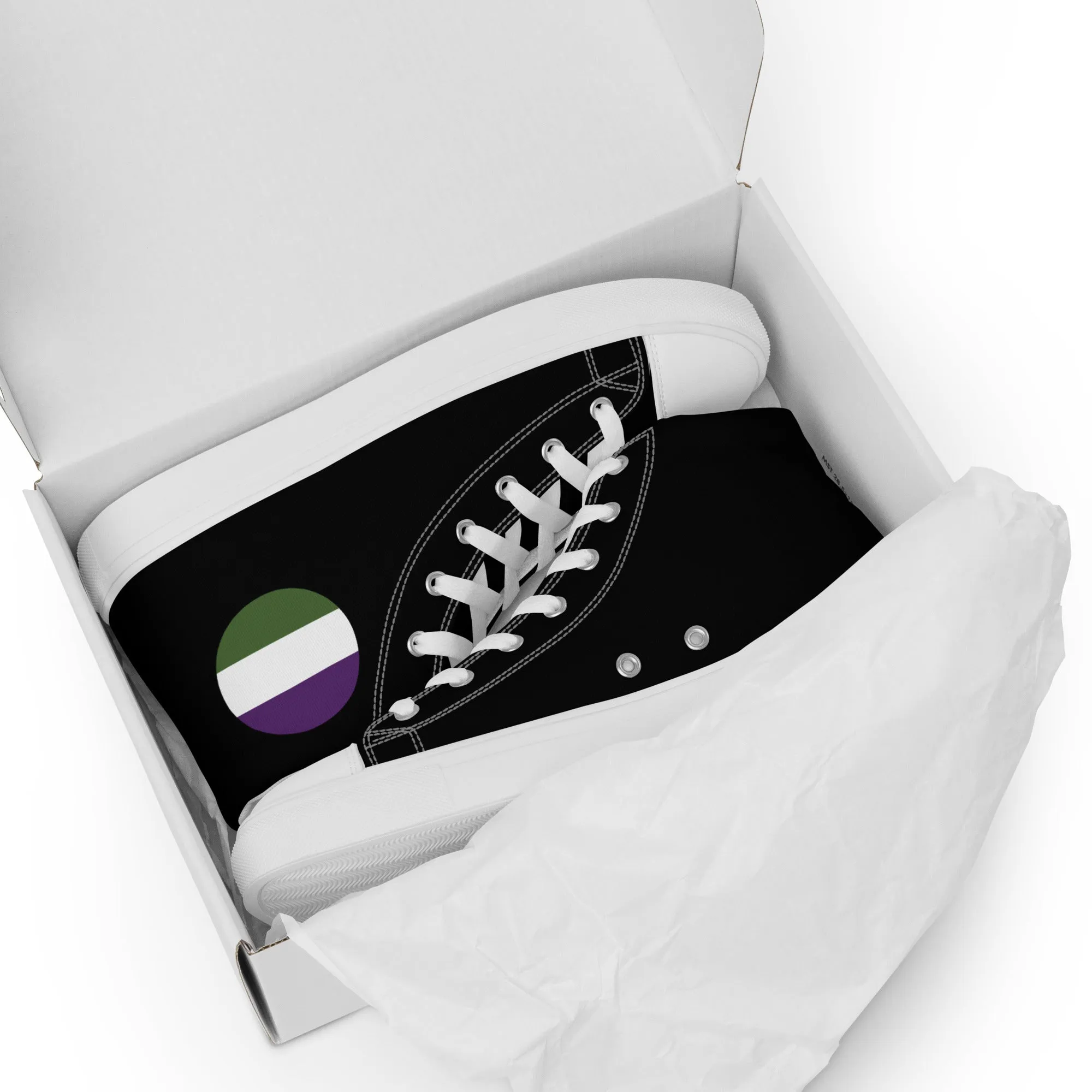 Genderqueer Women’s High Top Canvas Athletic Shoes