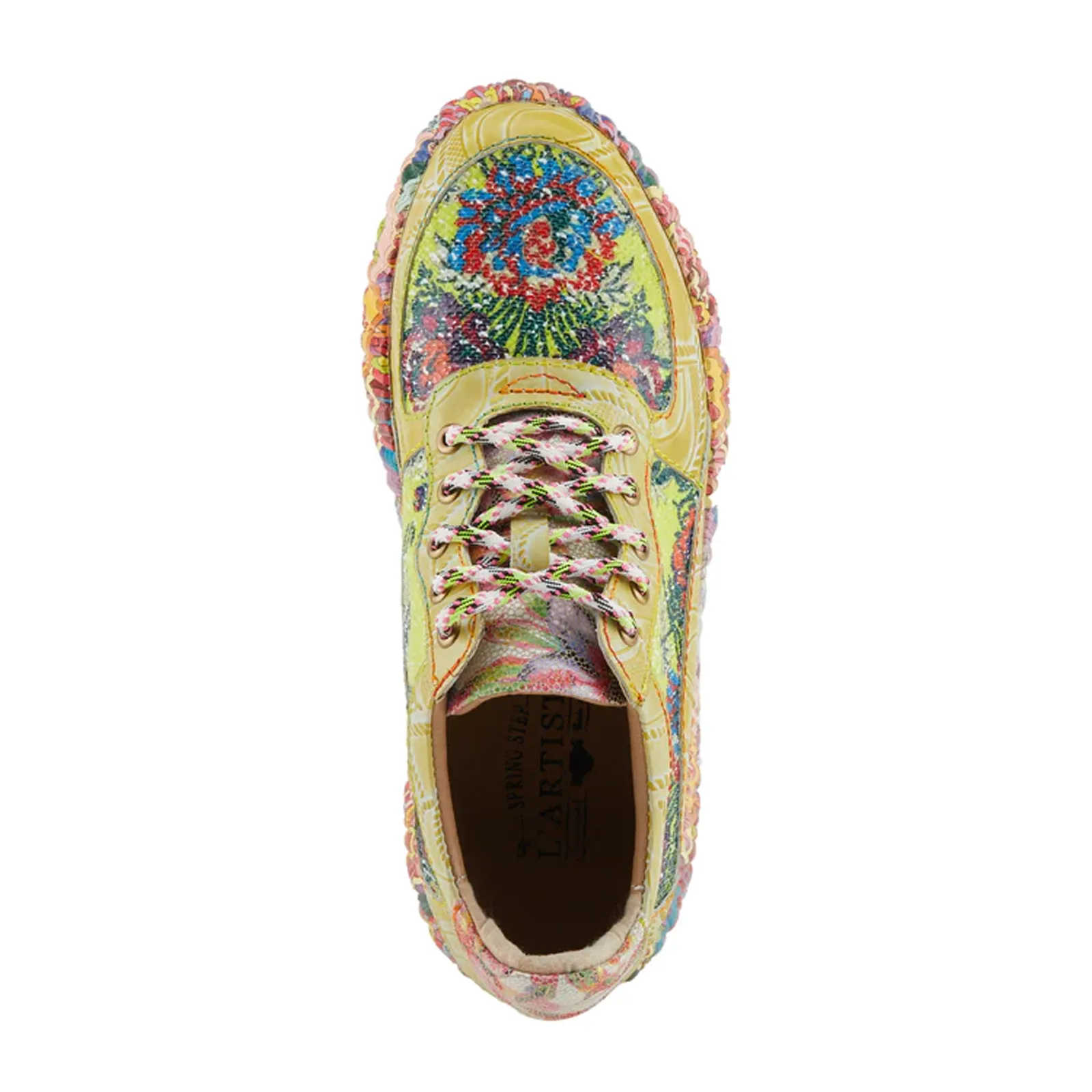 L'Artiste Caffey Sneaker (Women) - Lime Green Multi