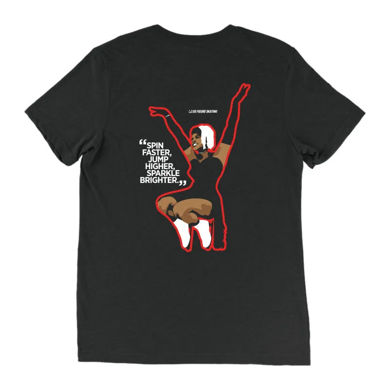 Mabel Fairbanks Skatingly Yours, Triblend T-shirt