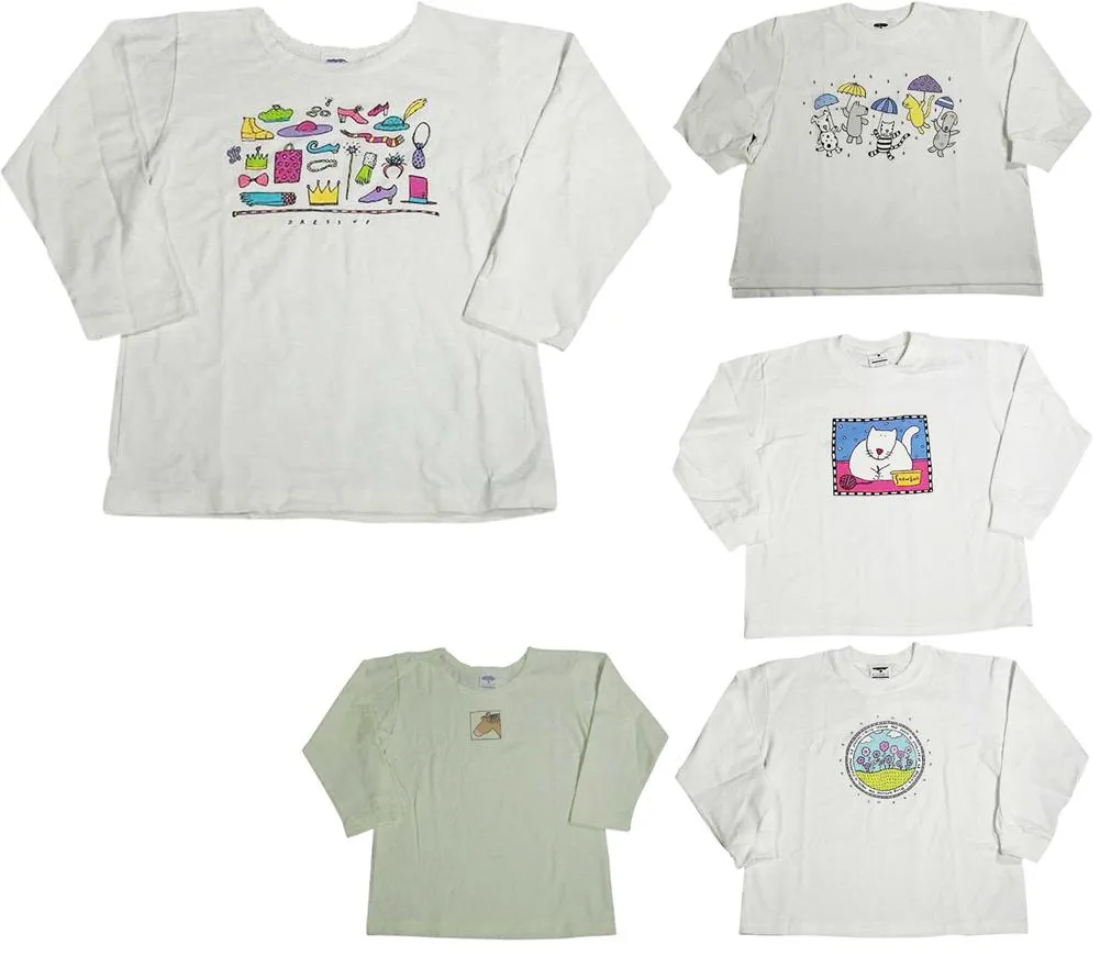 Mulberribush Toddler Girls Long Sleeve Cotton T-Shirt Top Shirt, 8045