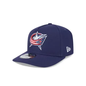NewEra NHL 9Fifty Team A-Frame Snapback Hat - Columbus Blue Jackets