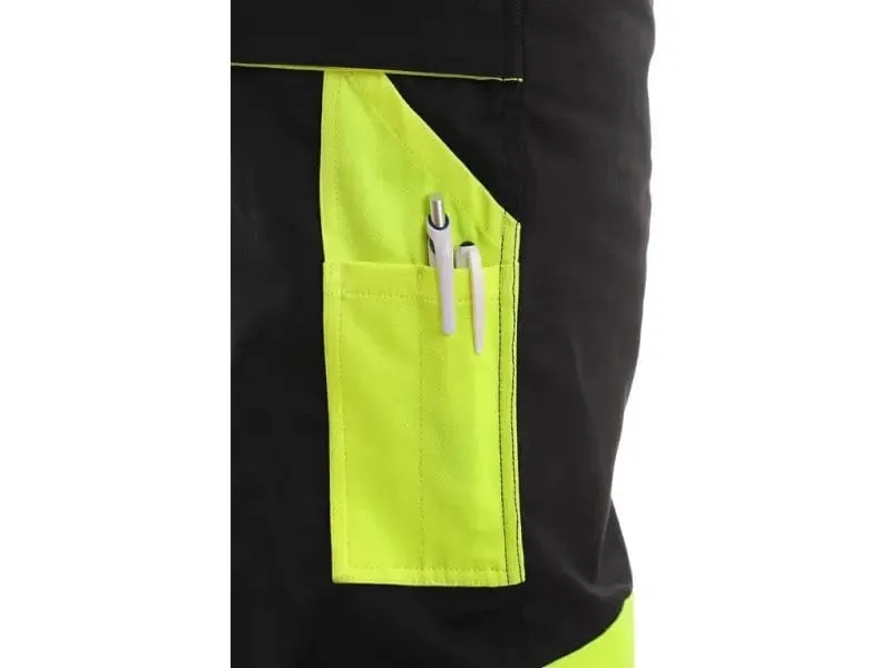 Pants CXS SIRIUS BRIGHTON, winter, men´s, black-yellow