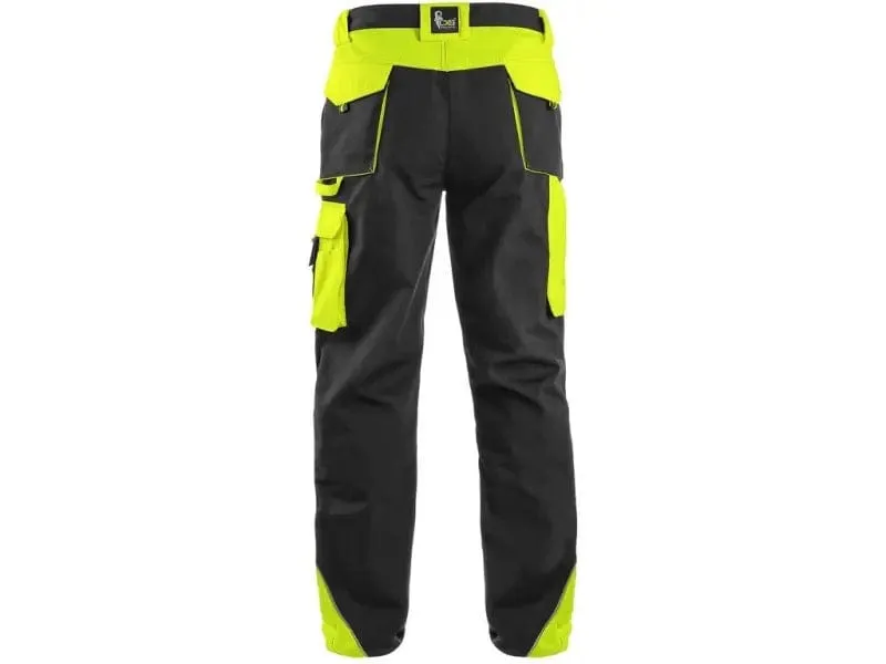 Pants CXS SIRIUS BRIGHTON, winter, men´s, black-yellow