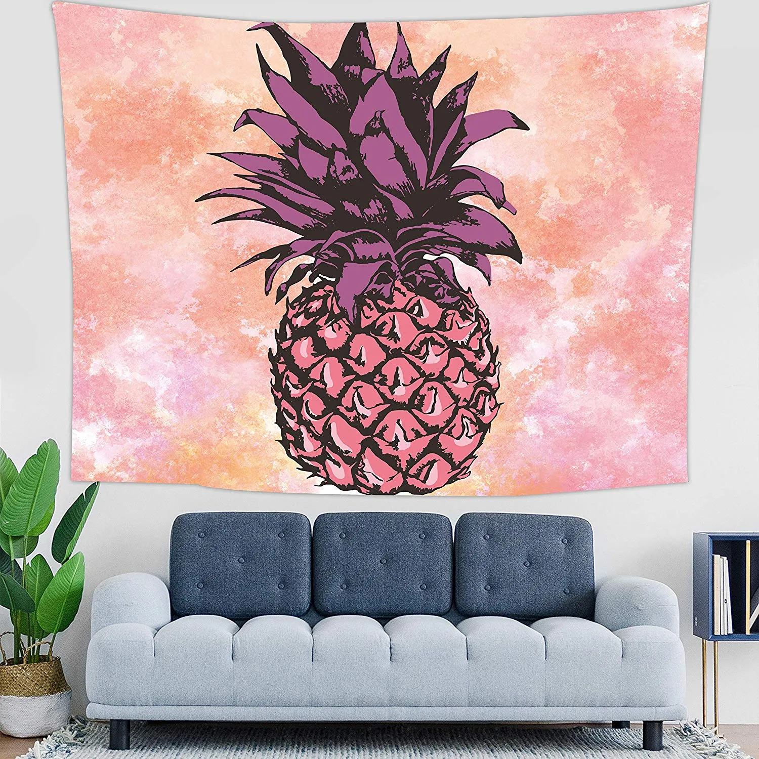 Pineapple Pink Tapestry
