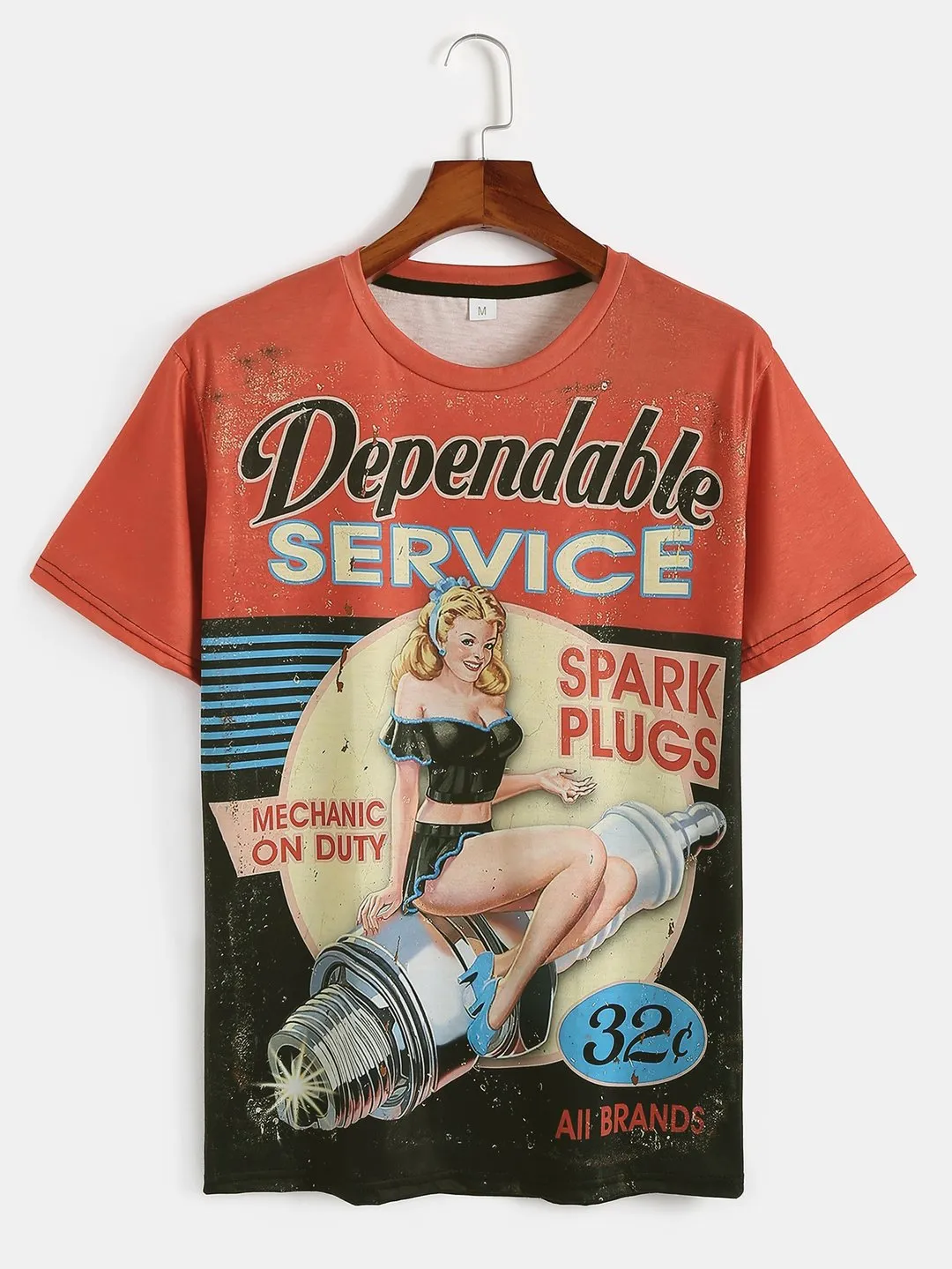 Retro Casual Short-Sleeved T-Shirt